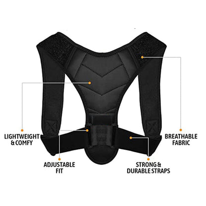 Body Posture Corrector Belt Adjustable Shoulder And Back Support